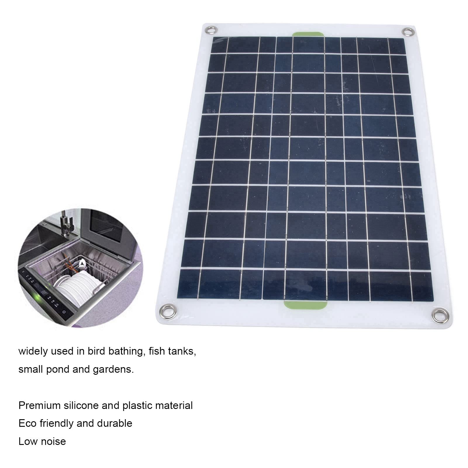 Pompa Fontana Solare 30W - Kit Per Giardino, Stagni E Vasche - Foto 9