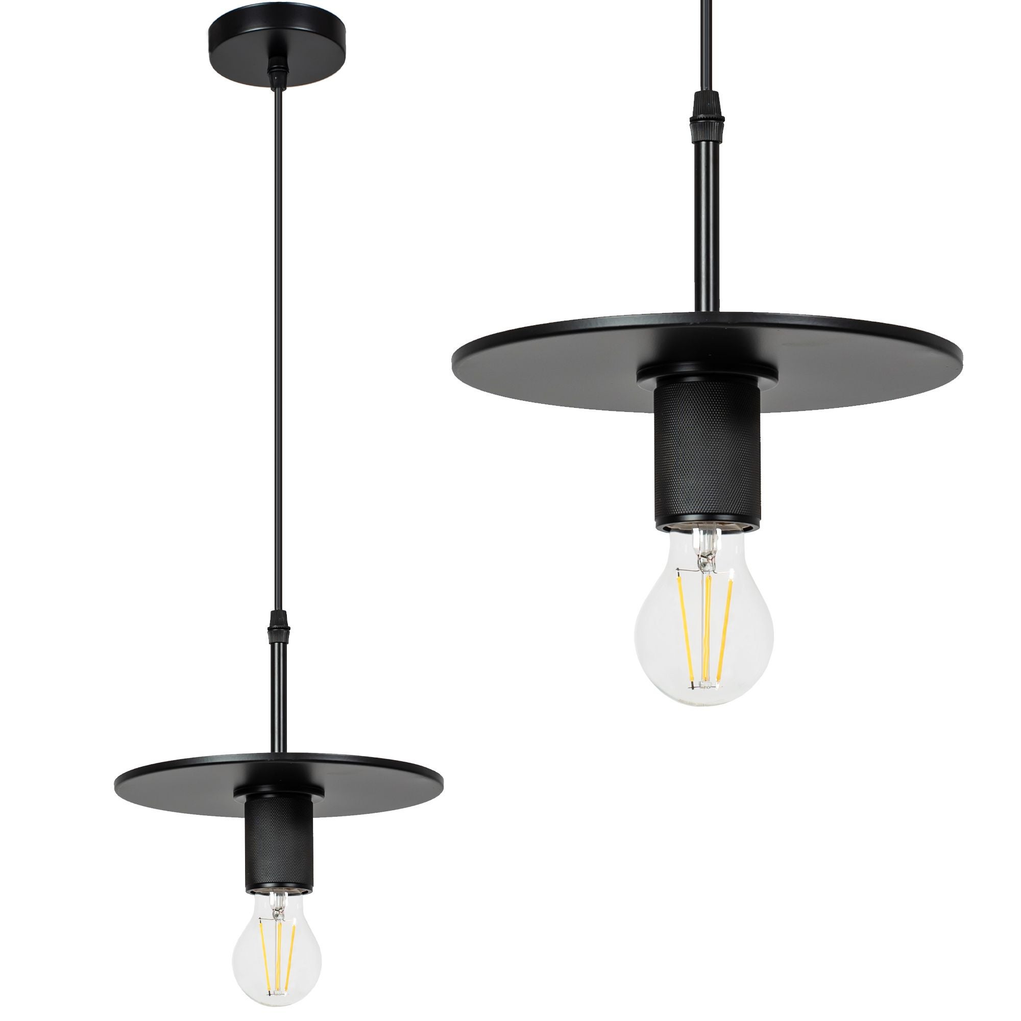Lampa Sufitowa Wisząca Toolight App1180-1Cp Czarny