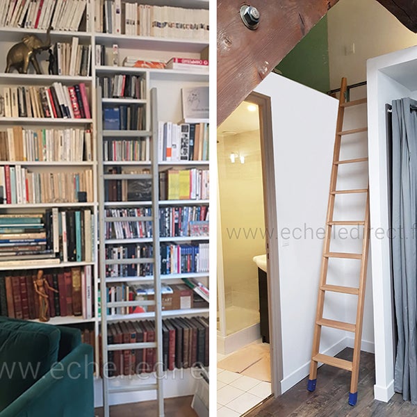 Echelle de meunier 5 marches - Hauteur à franchir 1.39m - BSMAG-FR-150 - 5