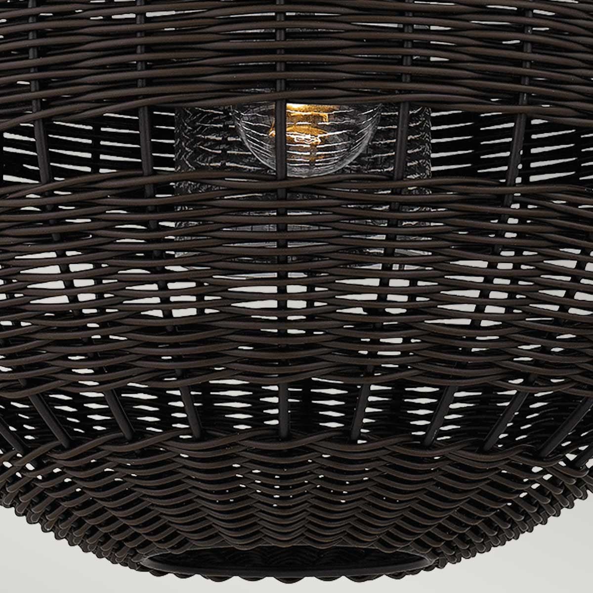 Lampa sufitowa zewnętrzna LINDENDALE western brąz 1xE27x60W wym:237,2x40,5x40,5cm IP44 Quoizel - 7