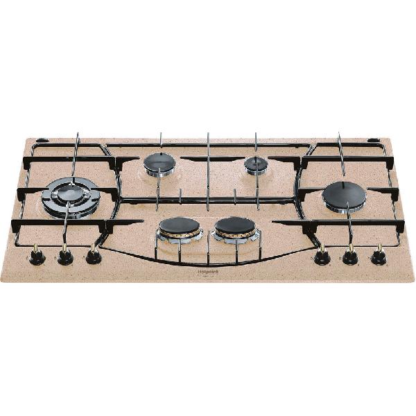 Hotpoint Ariston Placa De Gas Empotrada Hotpoint Phn 960Mst (Av) R/Ha, 6 Quemadores, Color Avena , Leroy Merlin