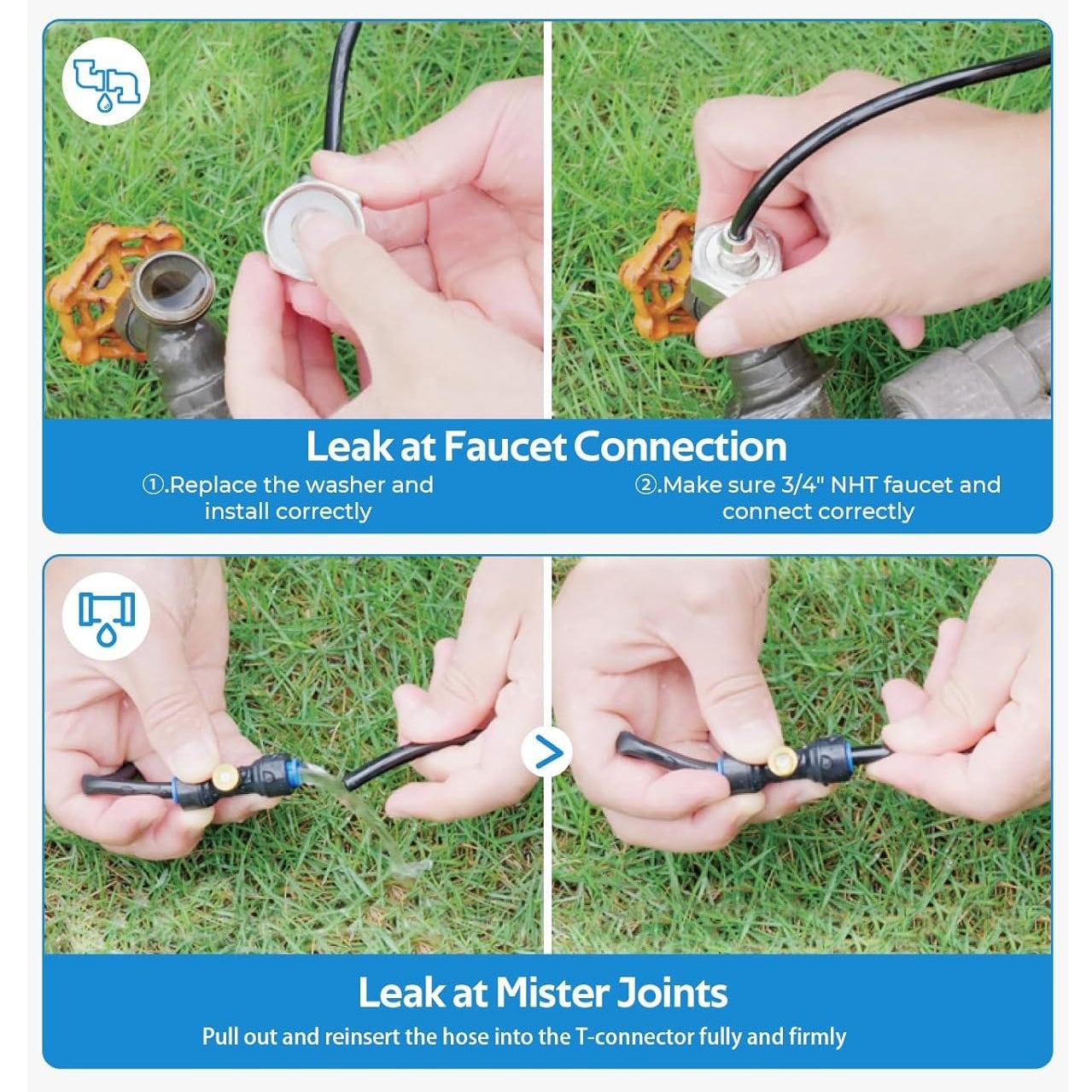 Kit de Brumisation DIY Norme Européenne 15m – Système de Refroidissement à Faible Pression, Idéal pour Terrasse et Jardin - 6