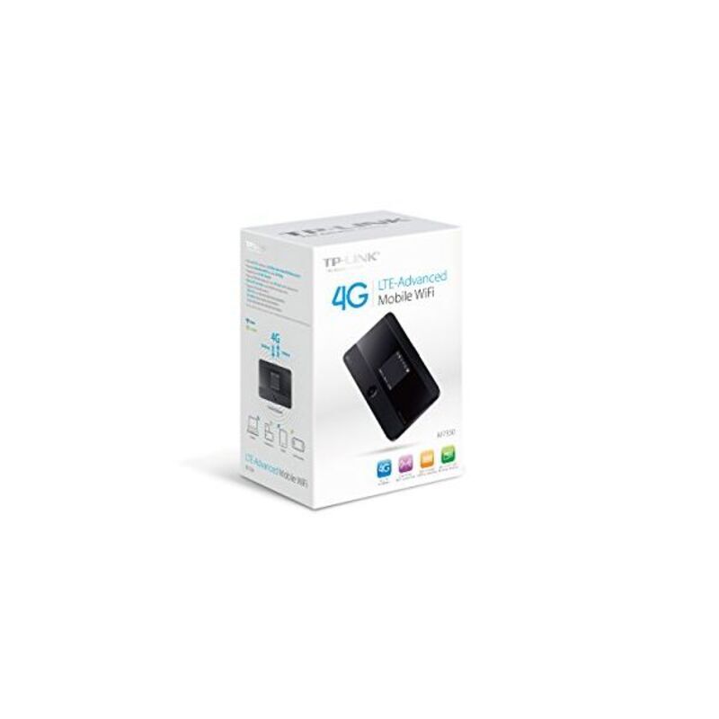 Routeur 4G LTE-Wifi Dual portable TP-LINK M7350 150 Mbps/50 Mbps 2.4 GHz/5 GHz 2000 mAh Noir - 4