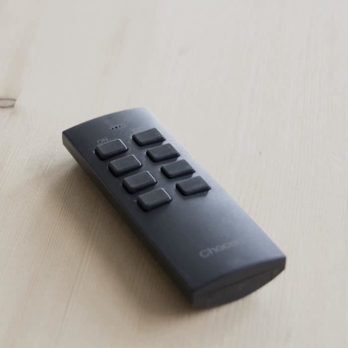 CHACON Set 3 mini prises exterieures On/Off - 3000W - FR + Telecommande - 6