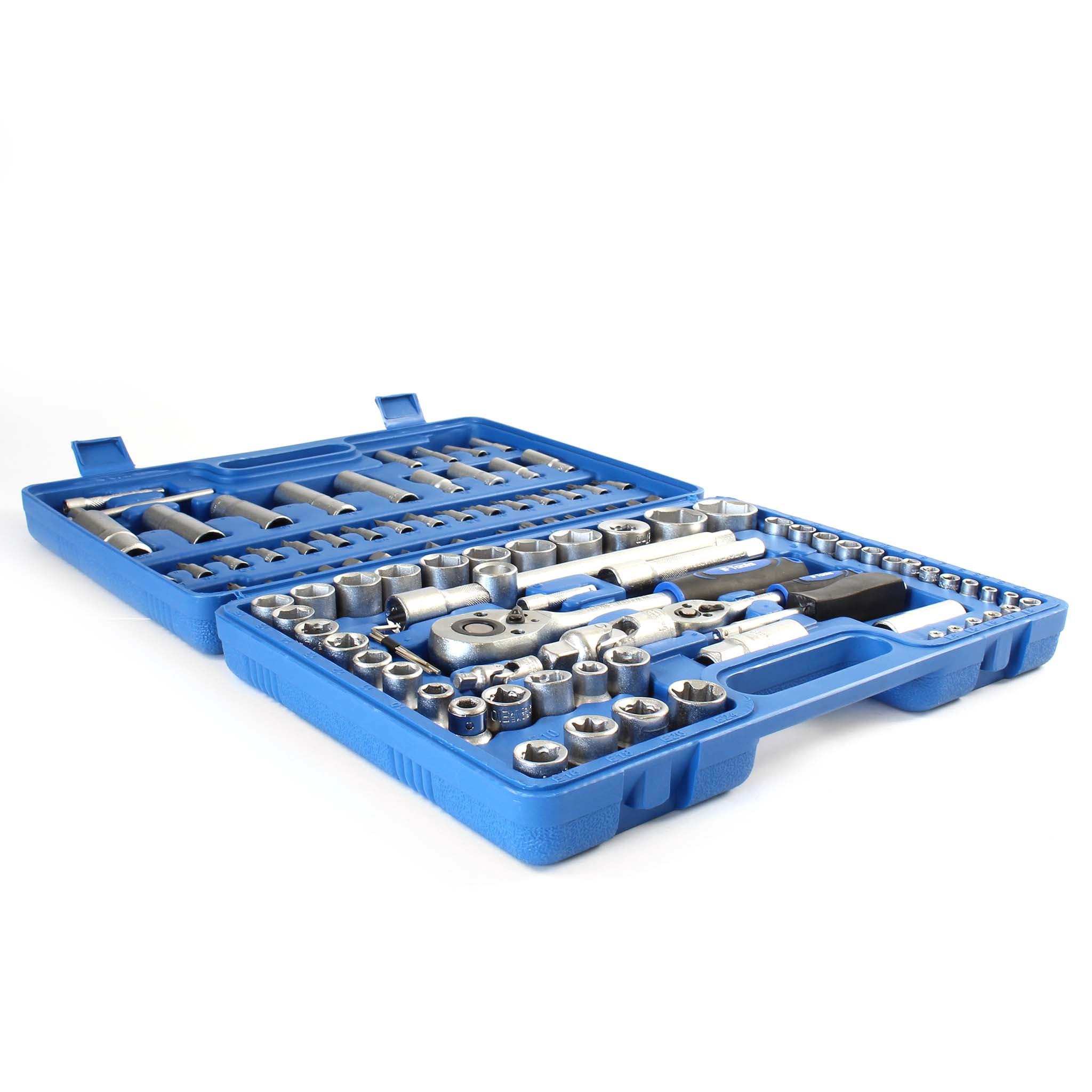 Jeu de clés à douilles 108 pcs. Coffret à cliquet Entraînement 1/2