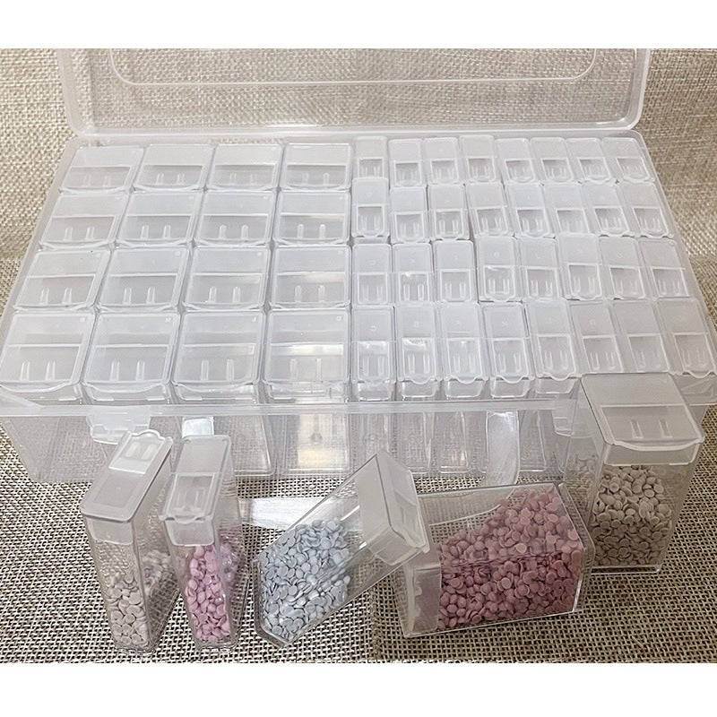 Plastikowe pudełko do przechowywania nasion z 48przegródkami, pudełko do przechowywania nasion 22.5*13.5*5.5CM