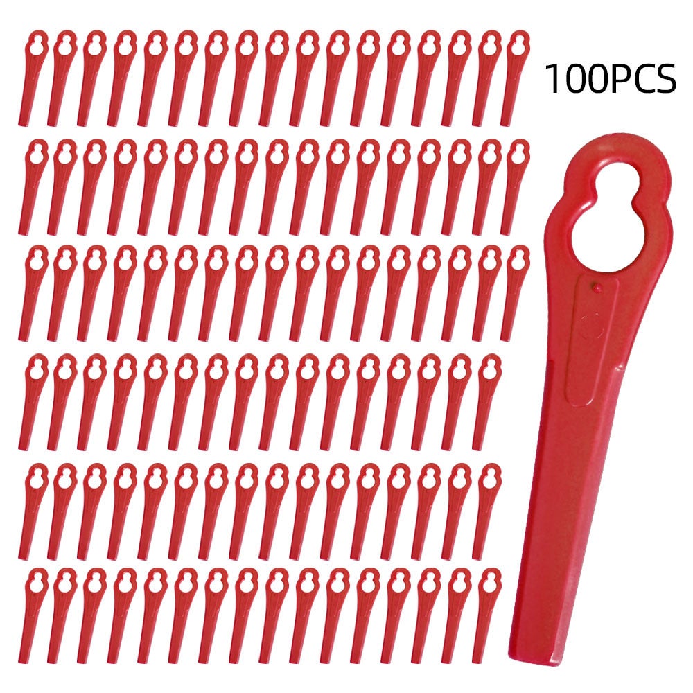 10 Lames Métal Coupe Bordure Dellyy - Lames De Rechange Débroussailleuse Compatible Einhell