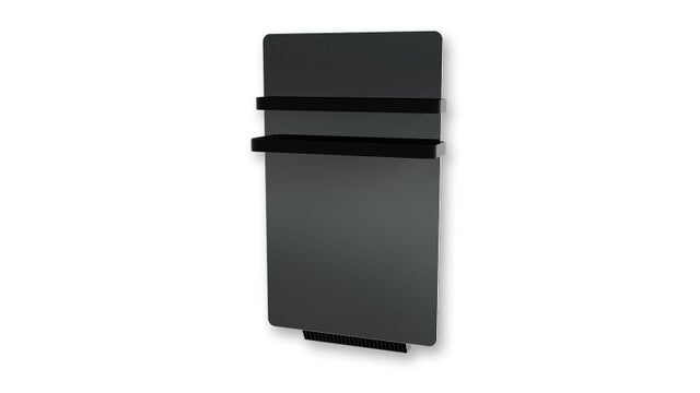 Sèche-serviettes miroir 500W + soufflerie 900W - Coeur aluminium