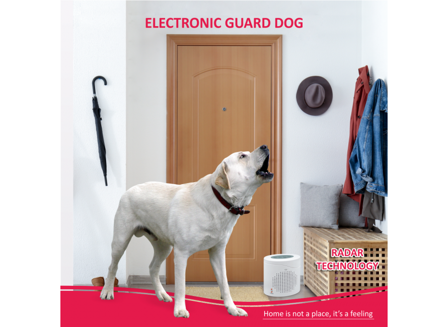 ELRO ARD51 Surveillance électronique avec aboiement de chien réaliste en 3D - 2
