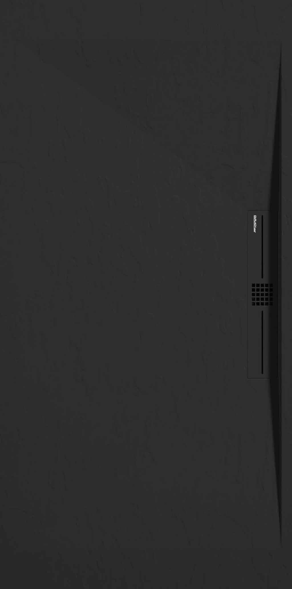 Receveur De Douche Noir Finition Ardoise Stone SIDE Grille De Couleur receveur-de-douche-noir-finition-ardoise-stone-side-grille-de-couleur