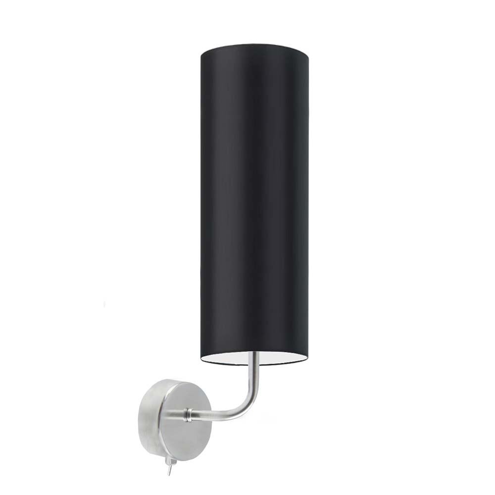 Kinkiet fajka lampa ścienna lampa na ścianę z abażurem tuba BELL