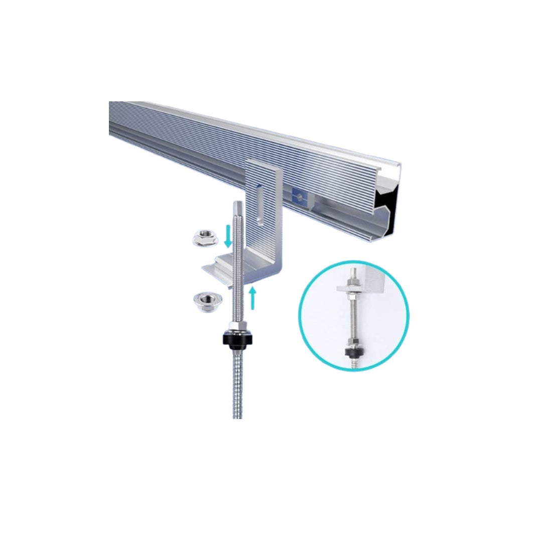 Rosca de chapa metálica do parafuso de suspensão M10 X 250 Sw 50 unidades - 4