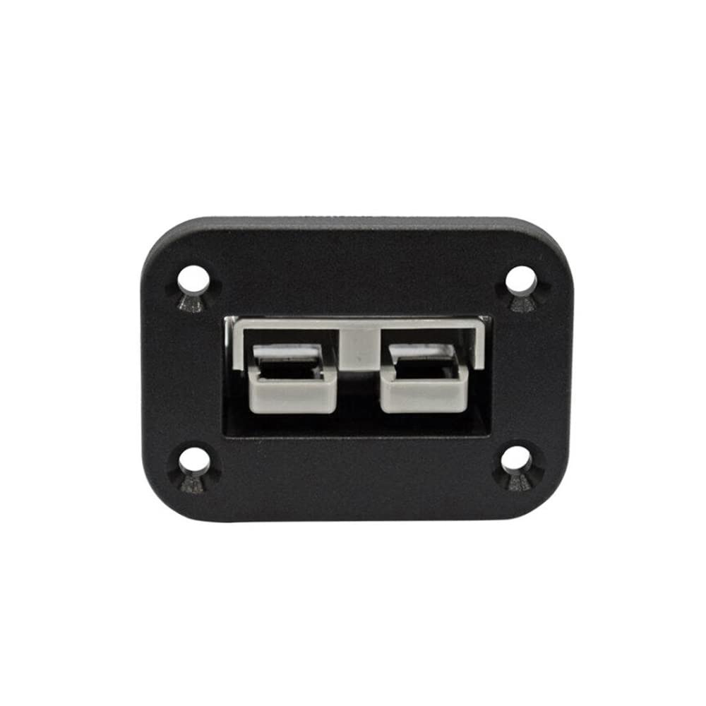 Staffa Per Montaggio A Incasso 50A Per Connettore Anderson Plug - Pannello Di Ricarica Con Spina E Terminali, Per Camper, Yacht E Auto
