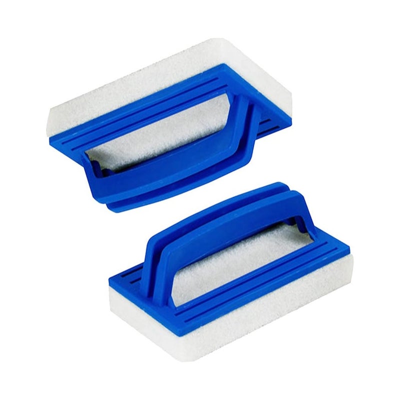 Szczotka do czyszczenia dna basenu, szczotka gąbkowa do czyszczenia basenu z uchwytem, 2 szt.