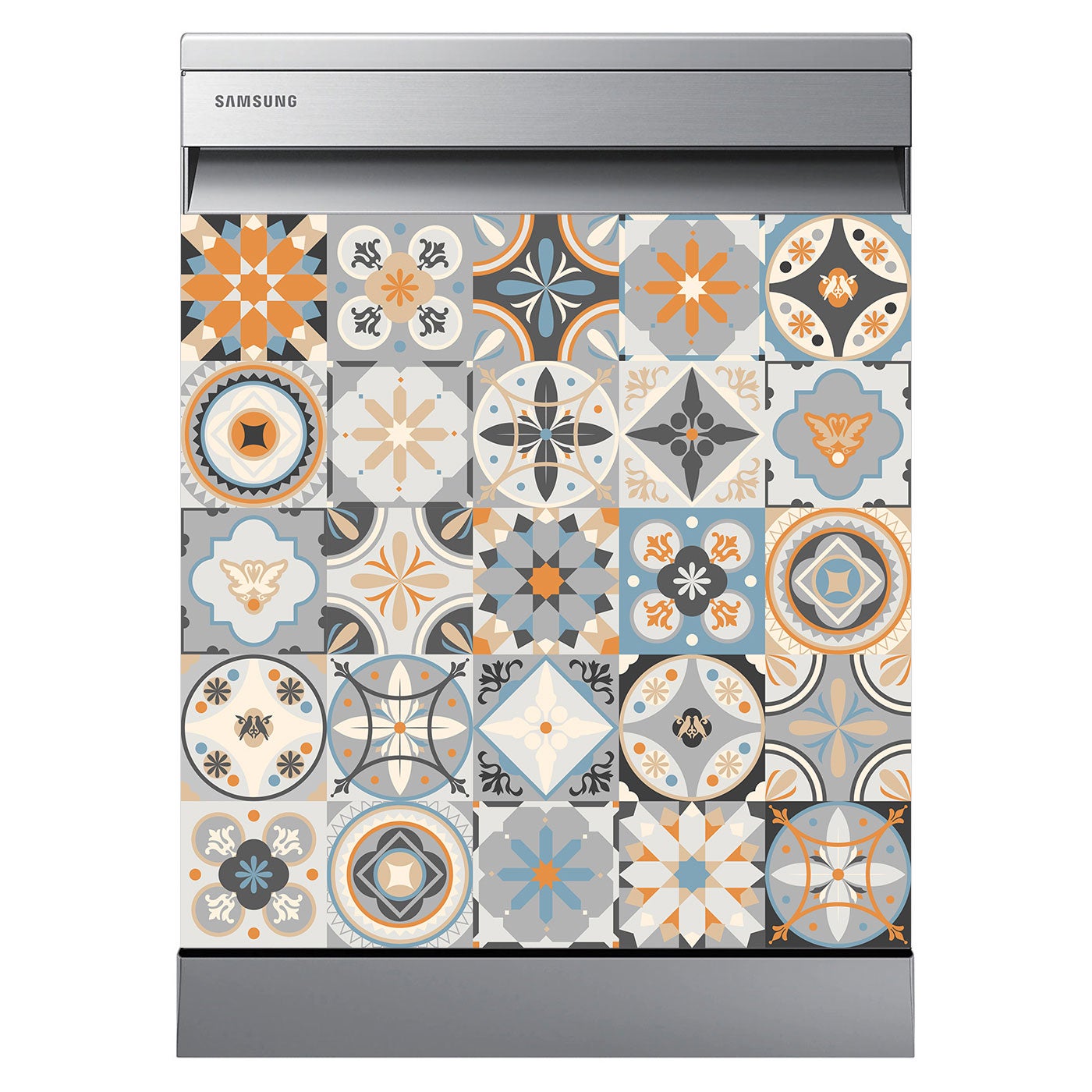 Stickers Décoratifs Pour Lave-vaisselle – Motifs Variés, Dimensions 60x60 Cm, Facile à Poser Et à Retirer Sans Traces