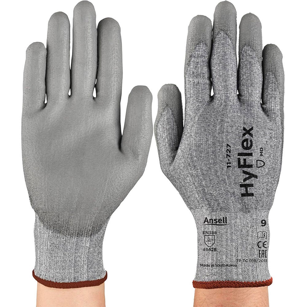 Lot de 12 paires de gants de travail en PU tricot Hyflex 11-727 EN388 Taille - Taille 8 - 2