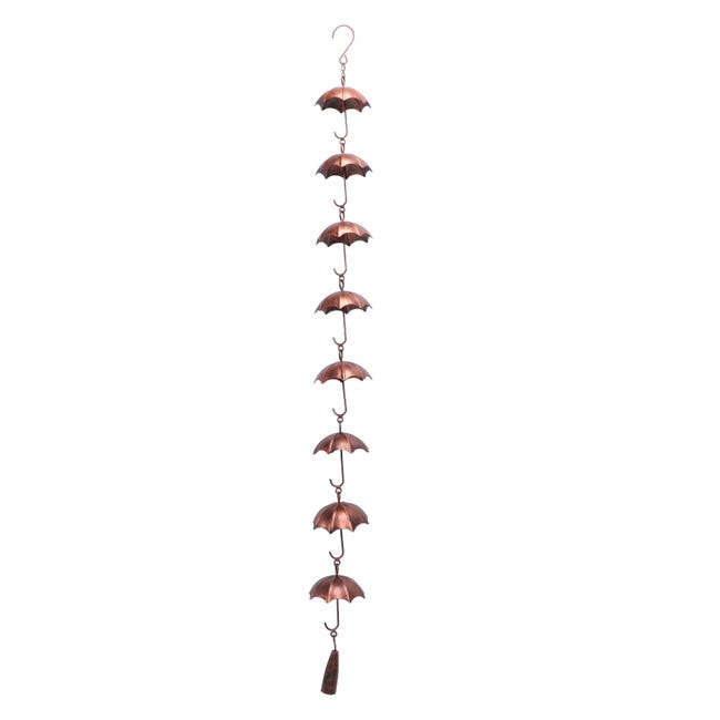 Ajure Chaînes De Pluie Décoratives De 2,4 M Pour Gouttières, 8 Tasses De Jardin, Chaînes Ajure Chaînes De Pluie Décoratives De 2,4 M Pour Gouttières, 8 Tasses De Jardin, Chaînes