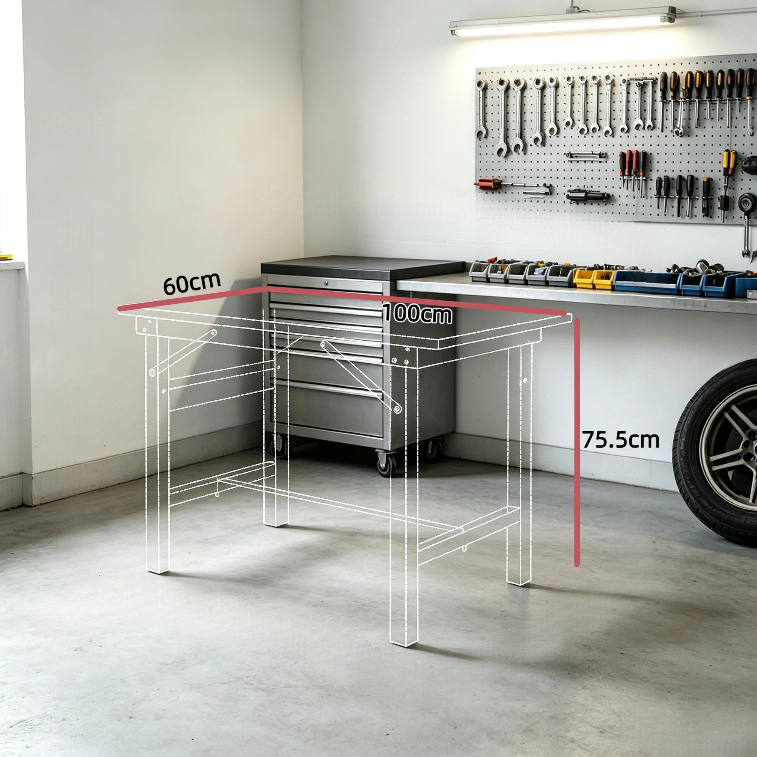 Table de travail pliante, table pliante multifonction, table pliante ...