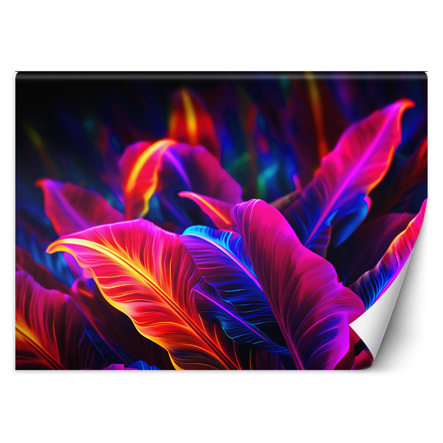 Fototapeta, Neonowe liście 450x315