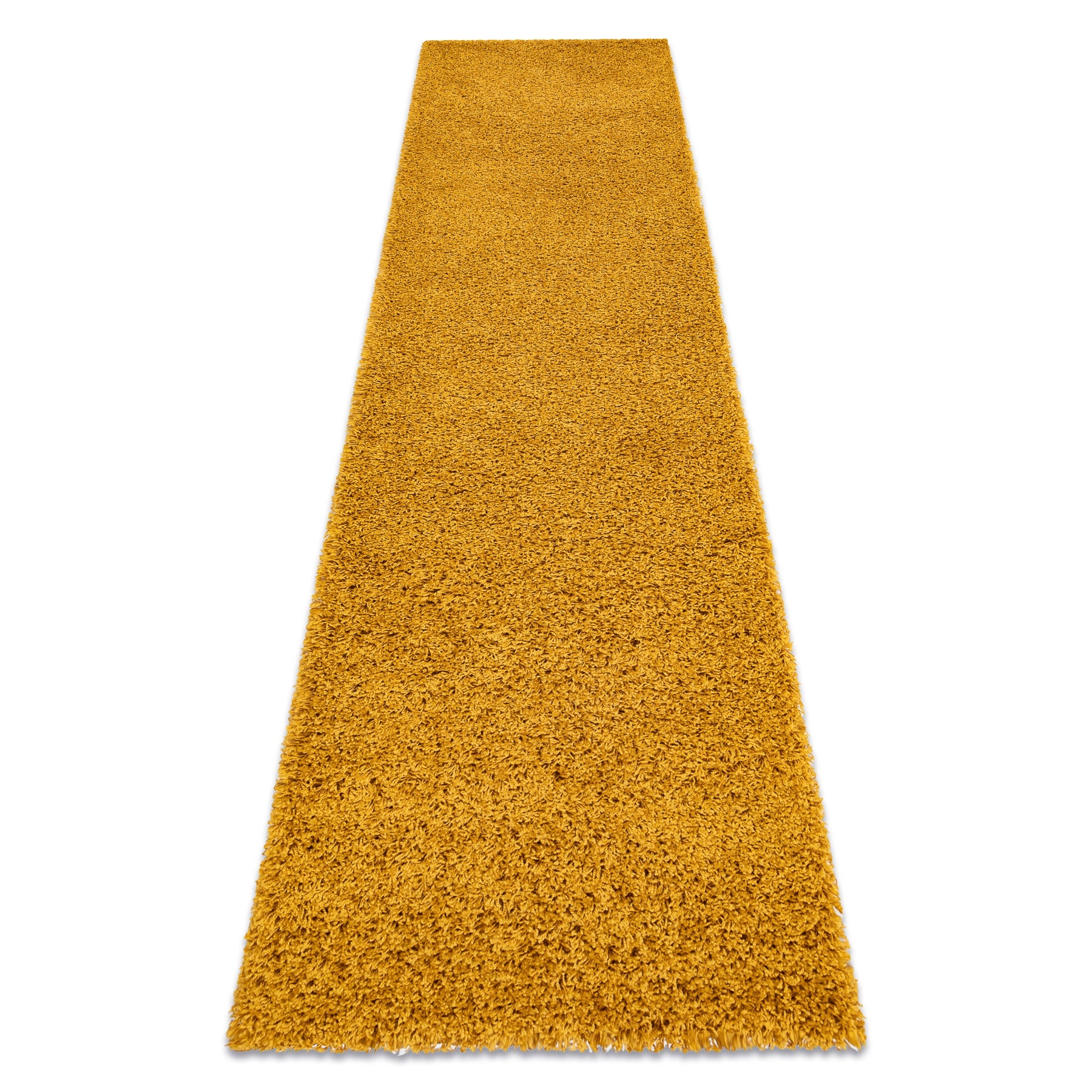 Alfombra, alfombra de pasillo soffi shaggy 5cm oro - para la cocina, entrada, pasillo 70x250 cm
