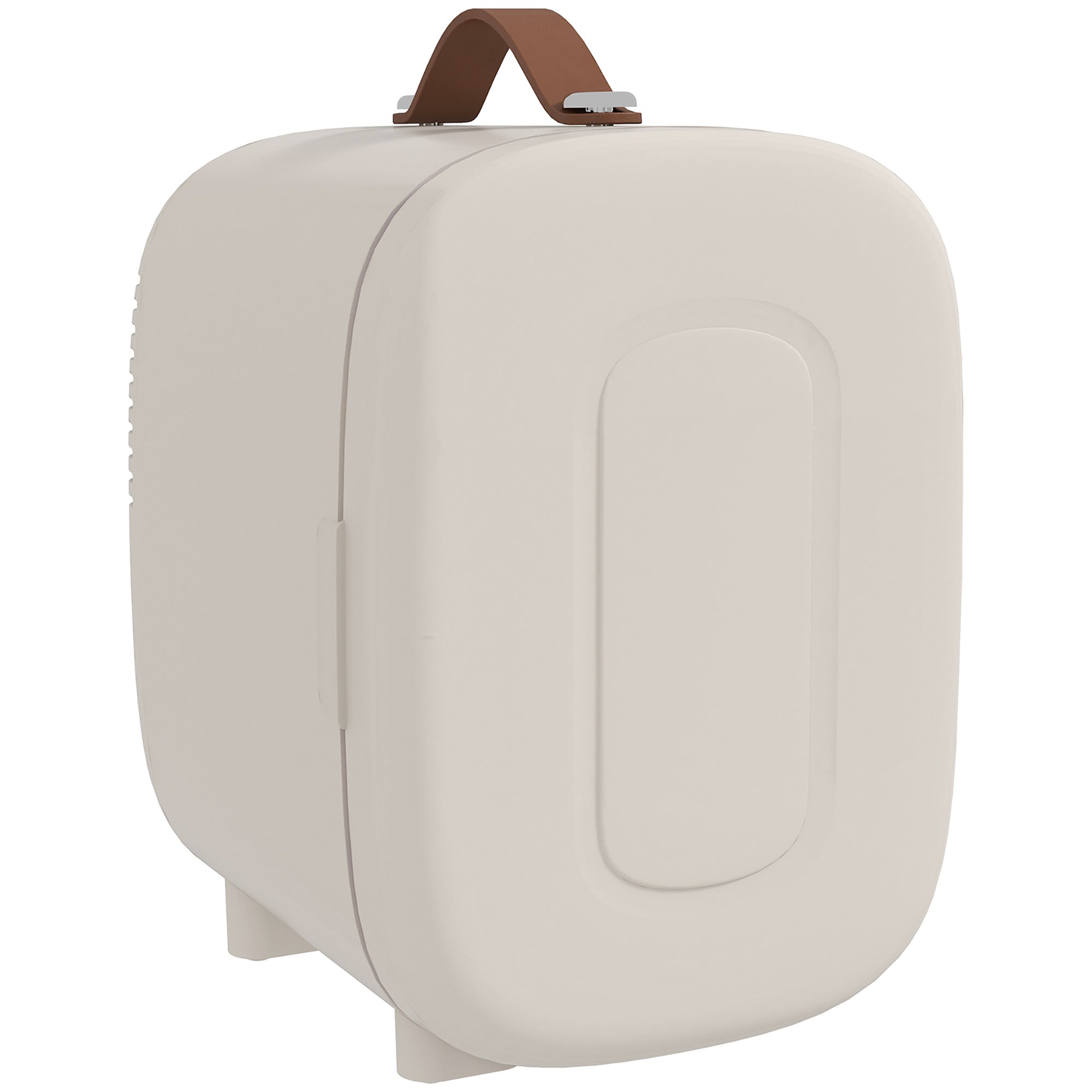 Mini nevera belleza blanco crema 4 L portátil con asa, enfriamiento 2 ...
