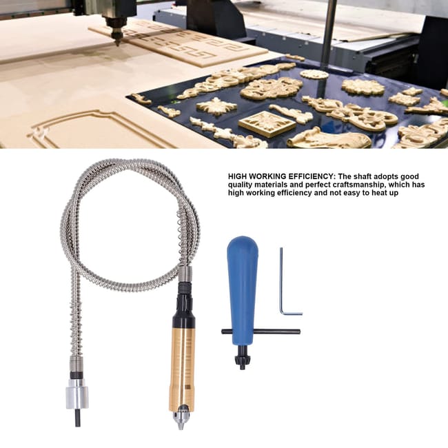 Albero Flessibile Per Trapano - 1,1 Metri, Mandrino 3,2 Mm, Accessorio Multiuso - Foto 11