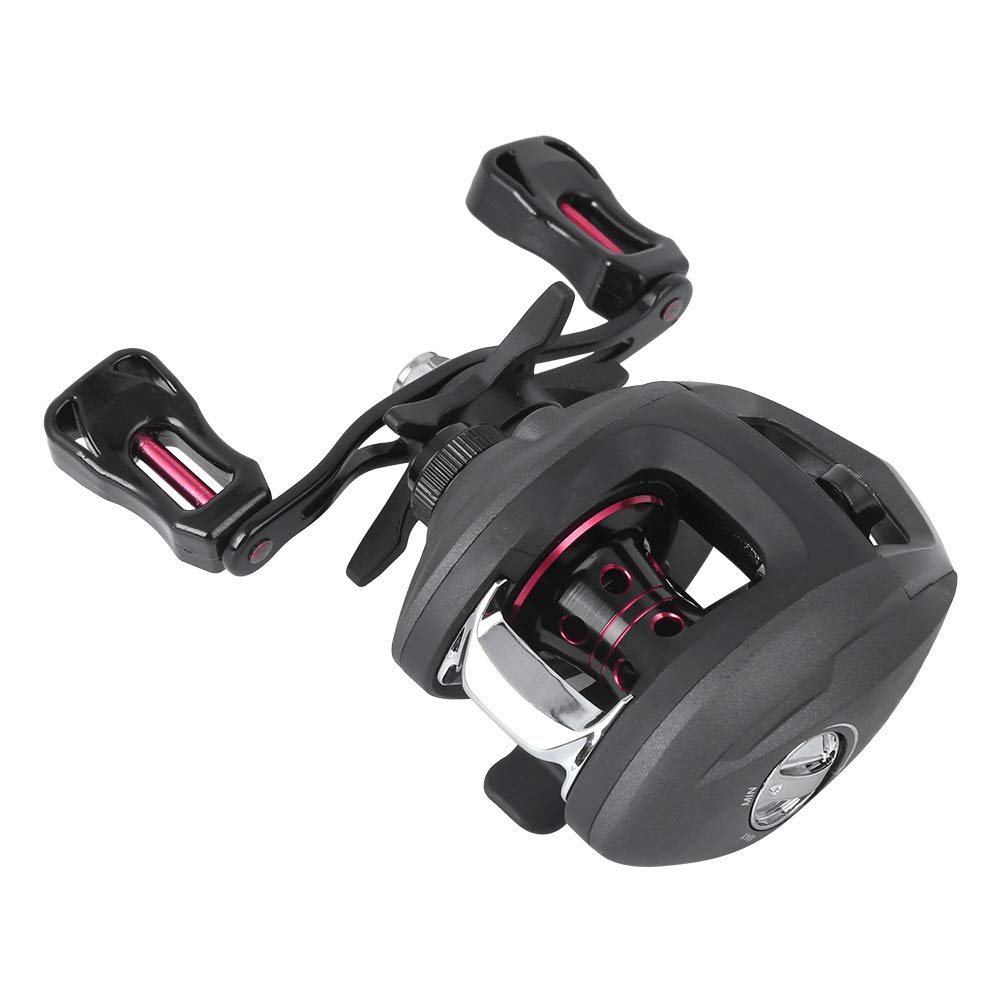 Mulinello da pesca in fibra di carbonio per mulinello da pesca con esche, accessorio per pesca (RS100L (mano sinistra)) - 9