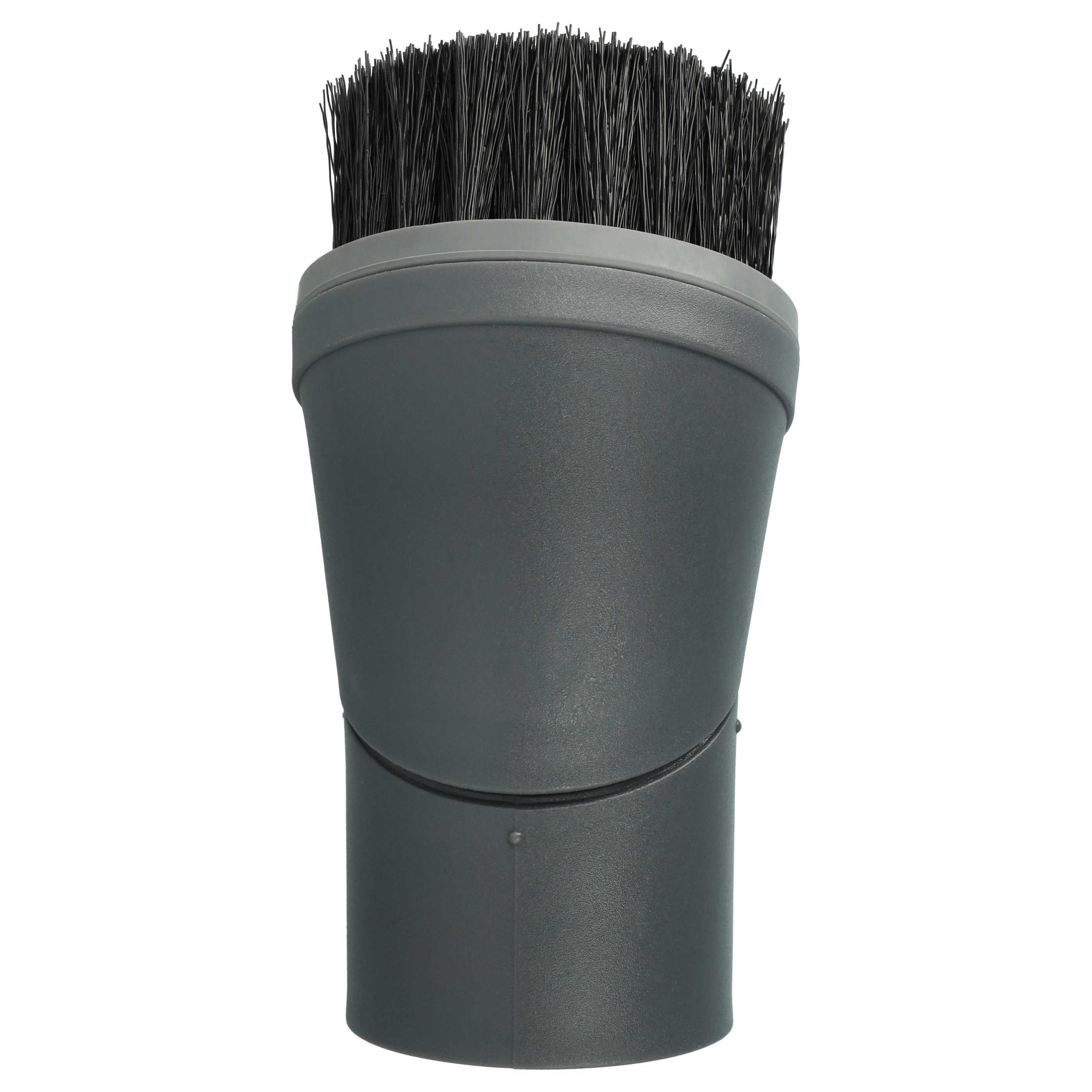 vhbw Brosse à épousseter compatible avec Miele SGFA3, SGFC0, SGFE0, SGFE1, SGFF3, SGFF4, SGFG0, SGFG1, SGFH0 aspirateur - Buse pinceau - brosse ronde - 2