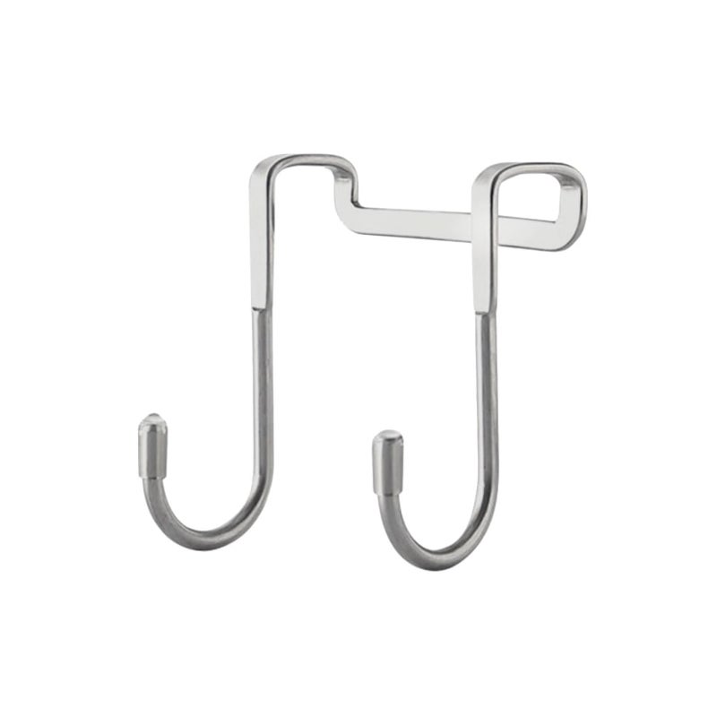 Podwójne haczyki do zawieszenia na drzwiach Hak ze stali nierdzewnej powlekany