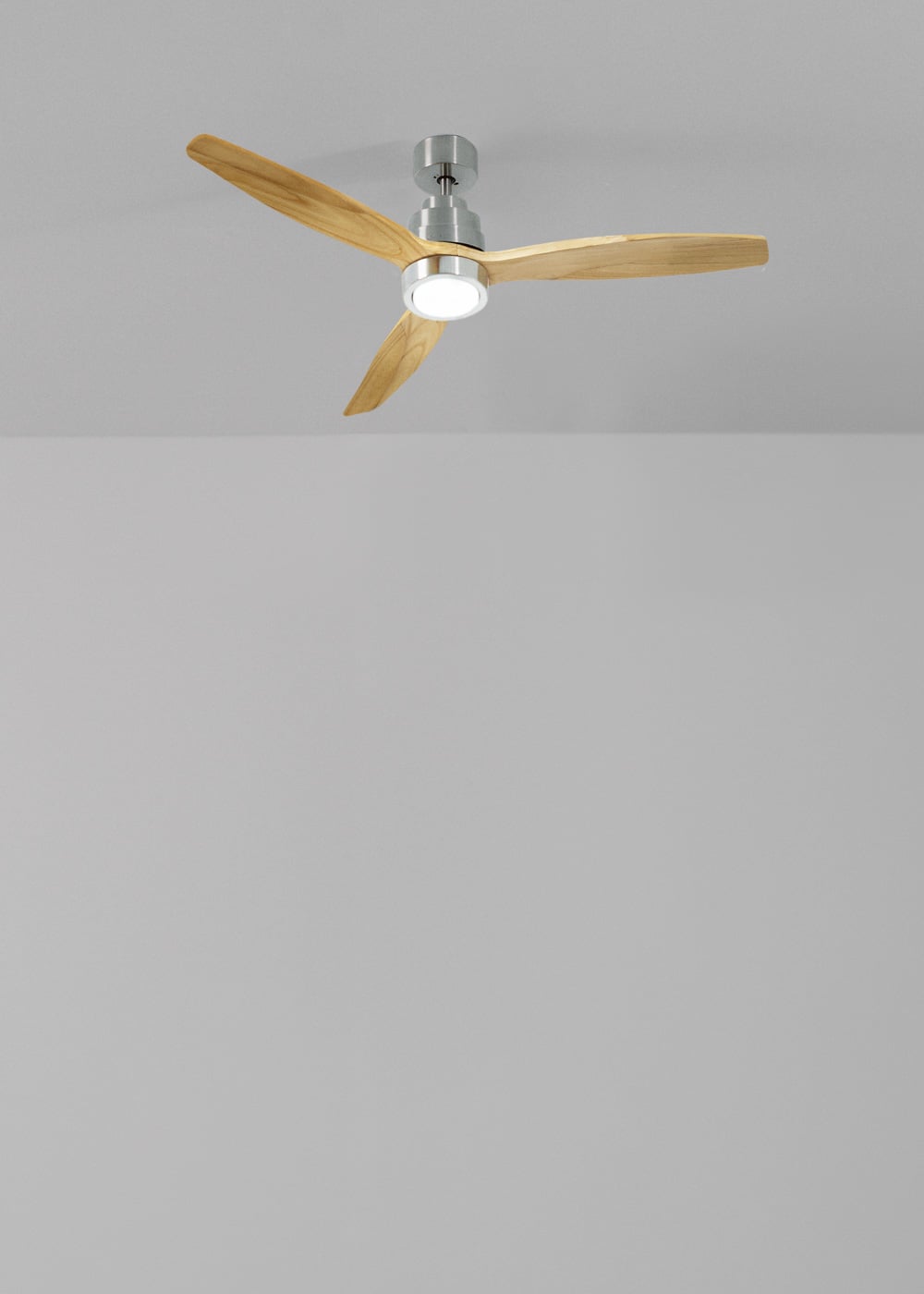 CREATE - WIND STYLANCE M - Ventilateur de plafond 40W silencieux 100% bois Ø 132 cm avec eclaraige sans wifi - 3
