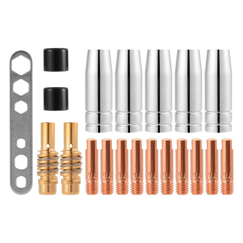 Pack De 15 Embouts De Contact M6 X 24 Mm Pour Soudage - Buse électrique Avec Torche, Neuf