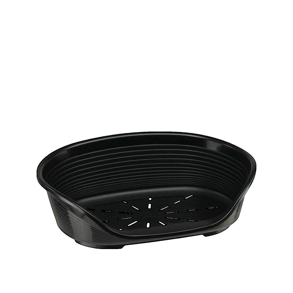 Ferplast - cama para perros y gatos - cama para perros pequeñas - 100% plástico reciclado - cesta para perros - transpirable y antideslizante -