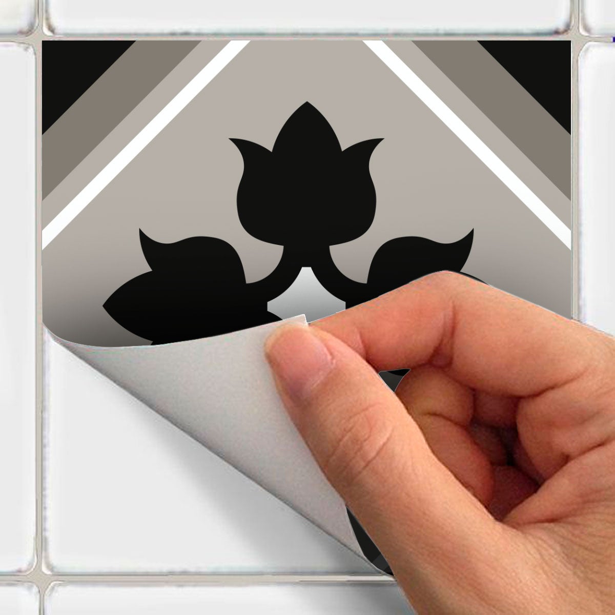 24 adesivi piastrelle di cemento azulejos venessa - Sticker adesivo - adesivi murali - 24stickers20x20cm - 4