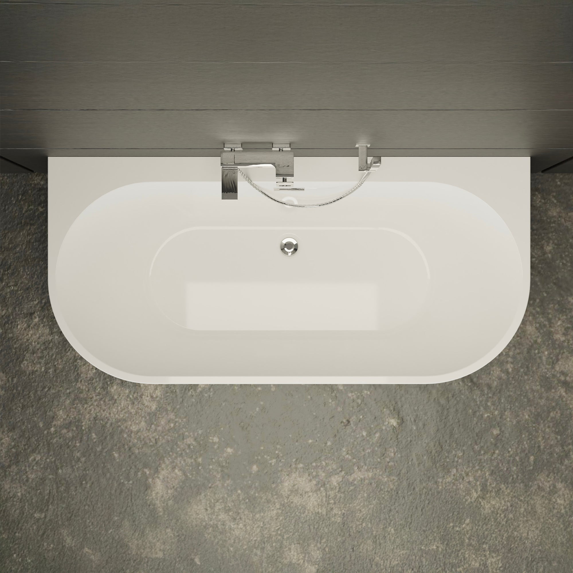 Baignoire Ilot Naos 170 noire 170 x80 x58 cm, by SPALINA - 2