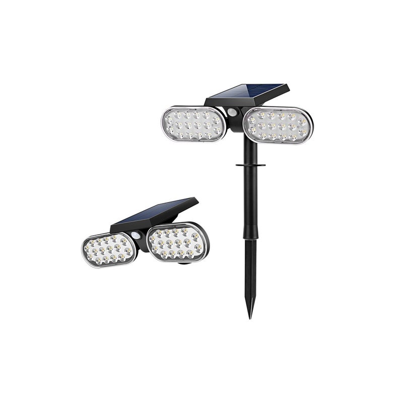Solar Spotlight Pica Outdoor, 2 reflektory, regulowany obrót o 360 stopni. Światło 6000K