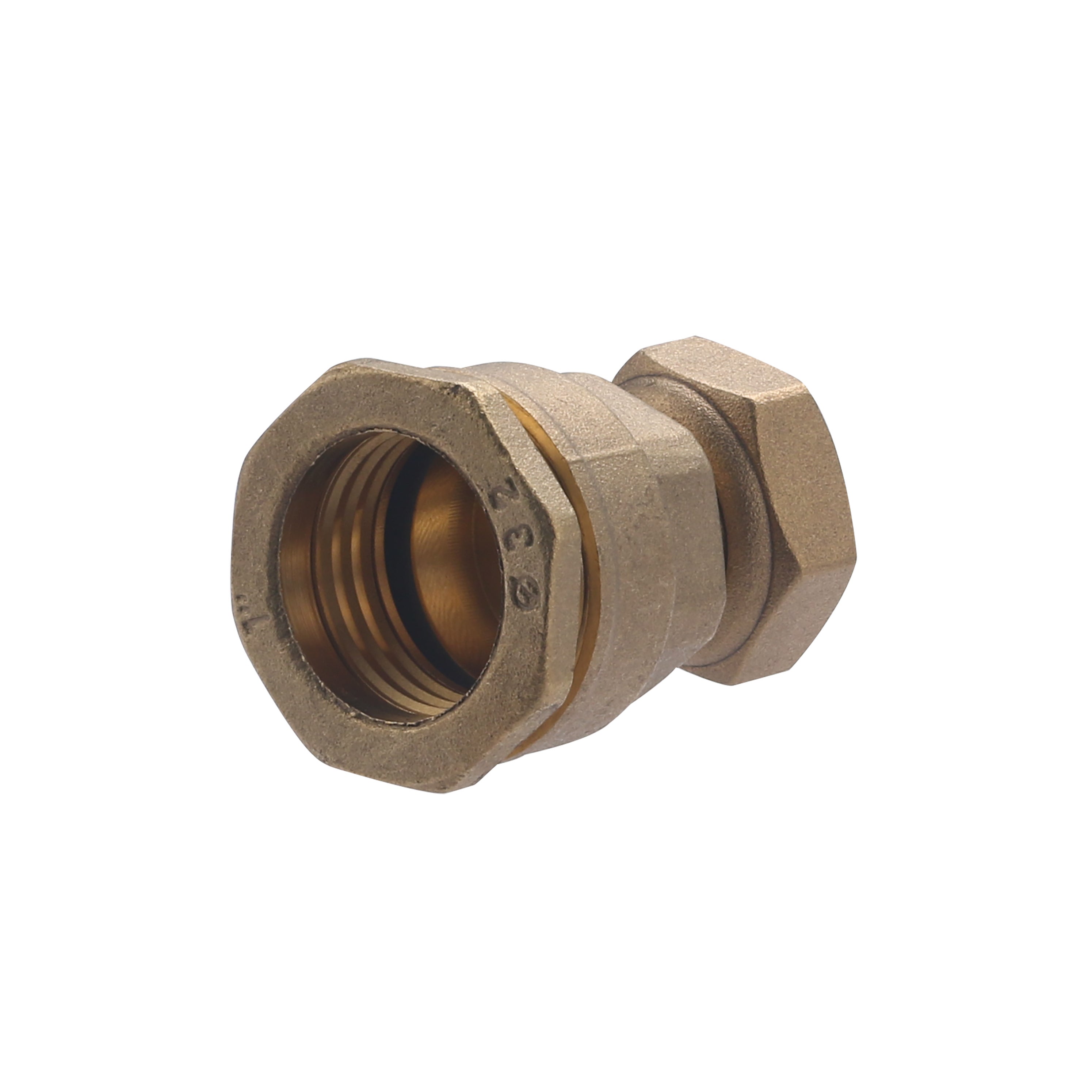 Raccord PE Laiton Femelle Ø32 - Femelle Ecrou Tournant 26x34 (1') NOYON & THIEBAULT - 2