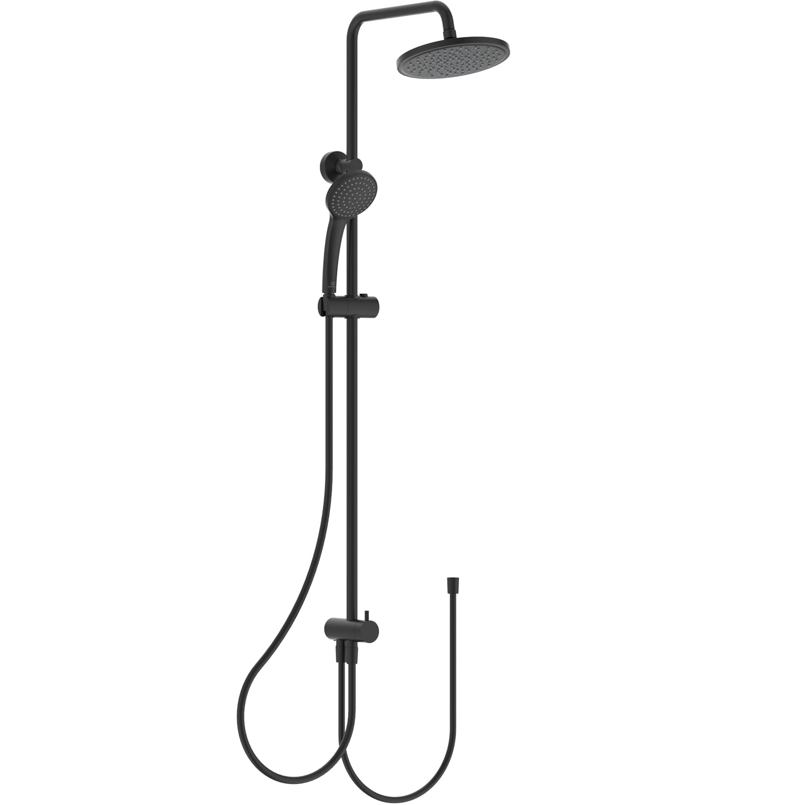 Ideal Standard Idealrain set doccia da incasso con soffione nero BD389XG