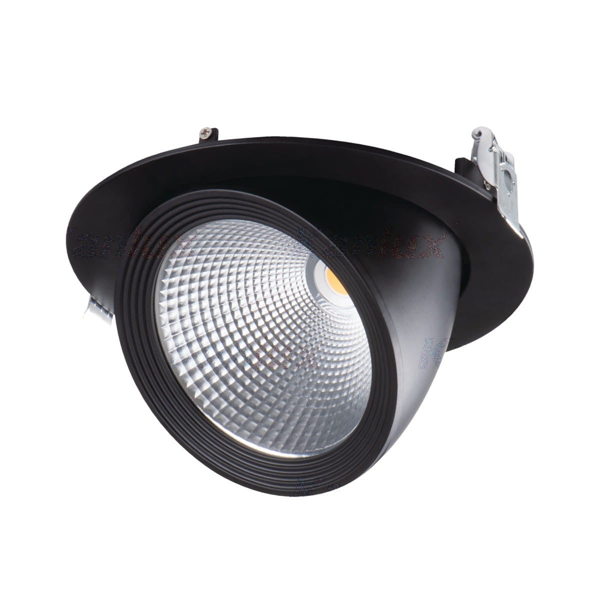 Oprawa stropowa sufitowa wpuszczana Hima czarna LED 23W 4000K 2510lm wym: 19 x 19 cm okrągła Kanlux
