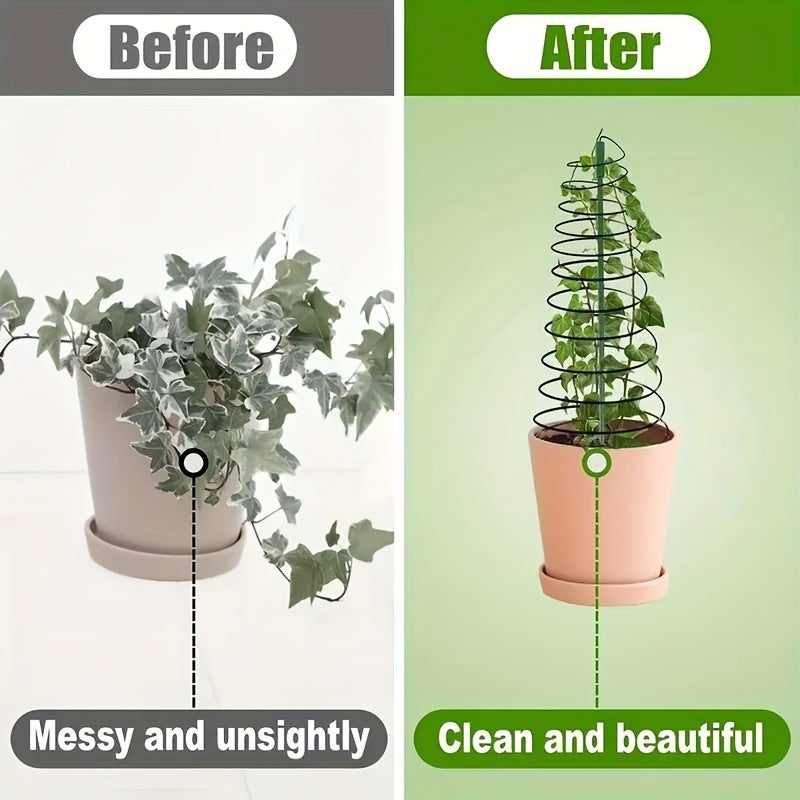 Treillis de jardin pour plantes grimpantes, treillis de haricots verts en treillis pour les plantes de jardin, cages de plantes vigne - 4