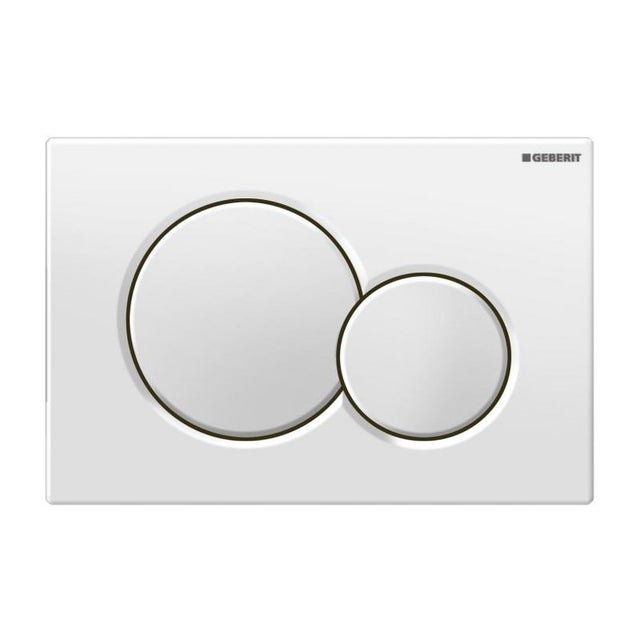 Pulsador dual SIGMA 01, blanco (115.770.11.5)