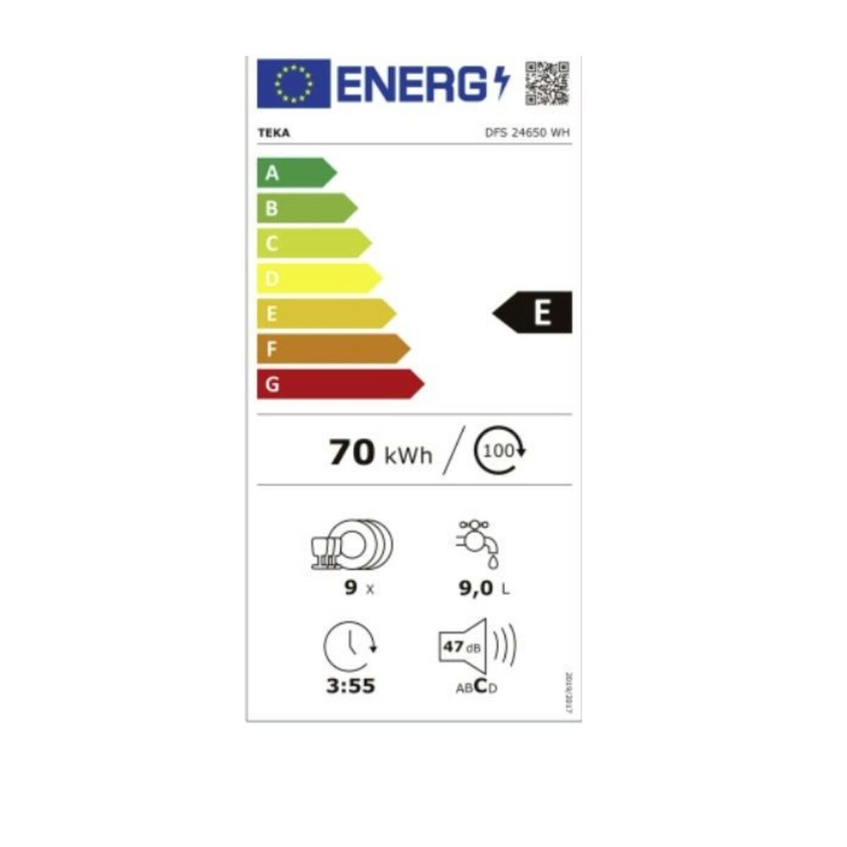 Lave-vaisselle Teka DFS 24650 Blanc 45 cm (45 cm) - 7