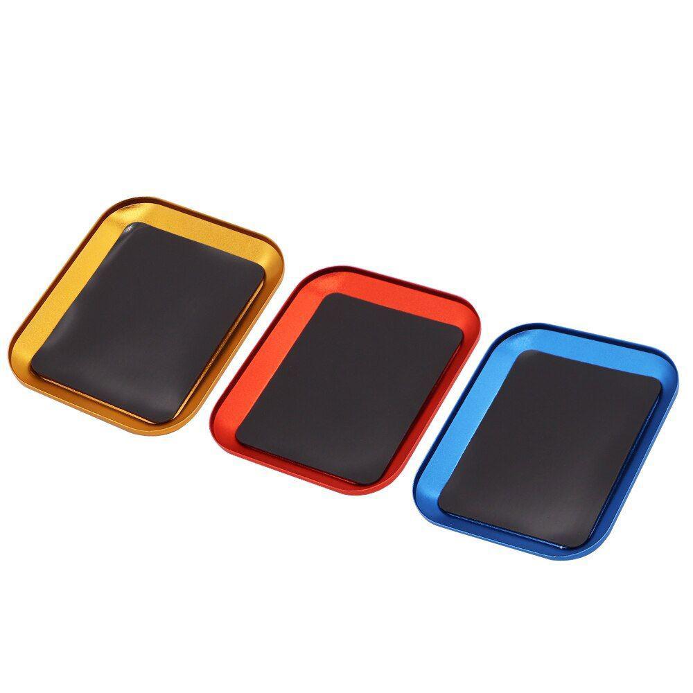 Vassoio Magnetico Per Viti E Parti - Organizzatore Riparazioni Elettroniche - Colore Azzurro Cielo