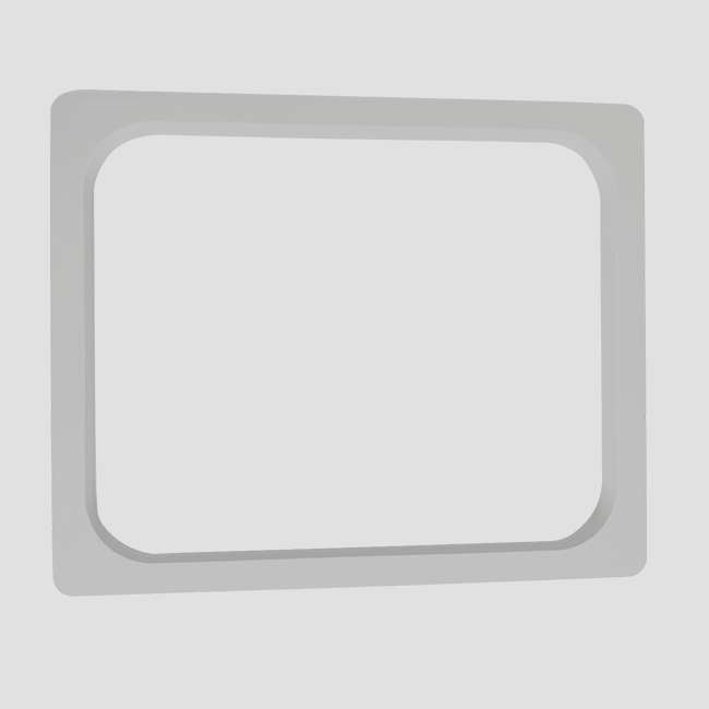 Protezione del piano di lavoro per lavello sottopiano 43,1x43,1 cm grigio - 3