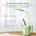 Lampe De Bureau Pour Enfants GBKDQQ - Lampe De Lecture Tactile Avec Porte-Stylo, 3 Couleurs, Intensité Variable, Col De Cygne Flexible Pour Chambre Et Bureau