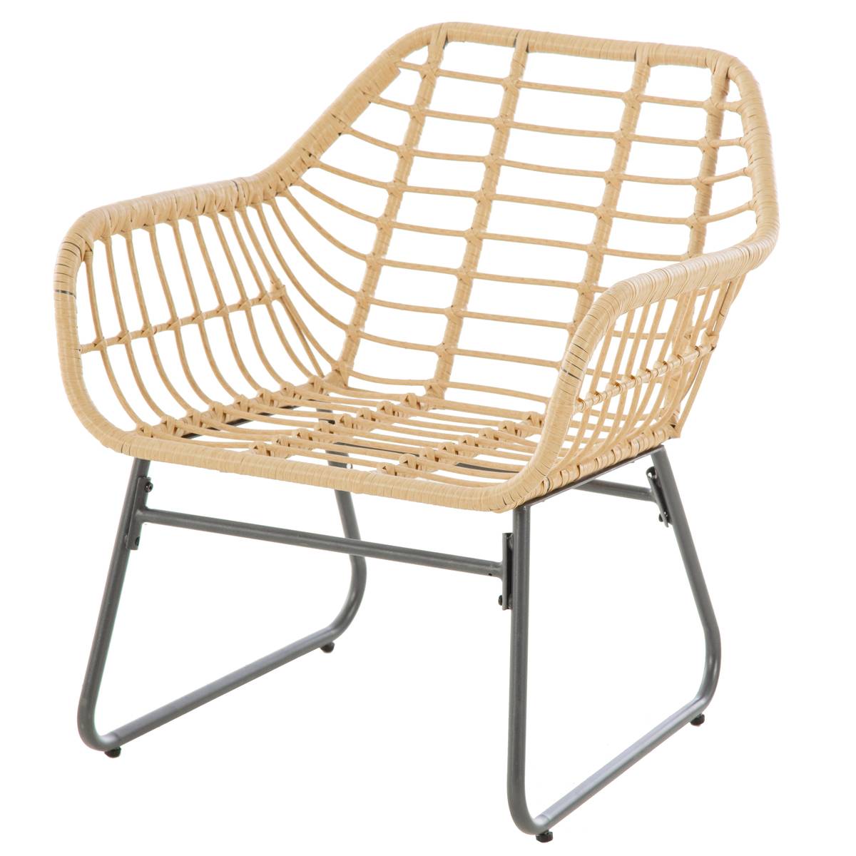 Salon de jardin Lambada Sésame avec table basse rectangulaire - Hespéride - 6