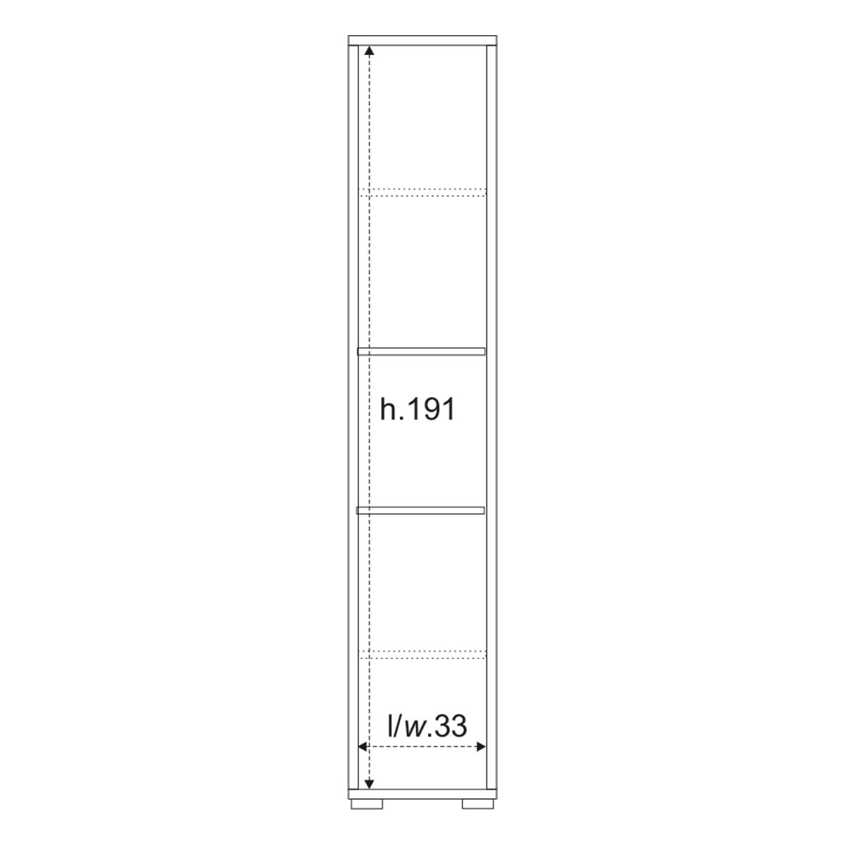 COLONNE H199 L38 KIT Couleur Ciment - 5