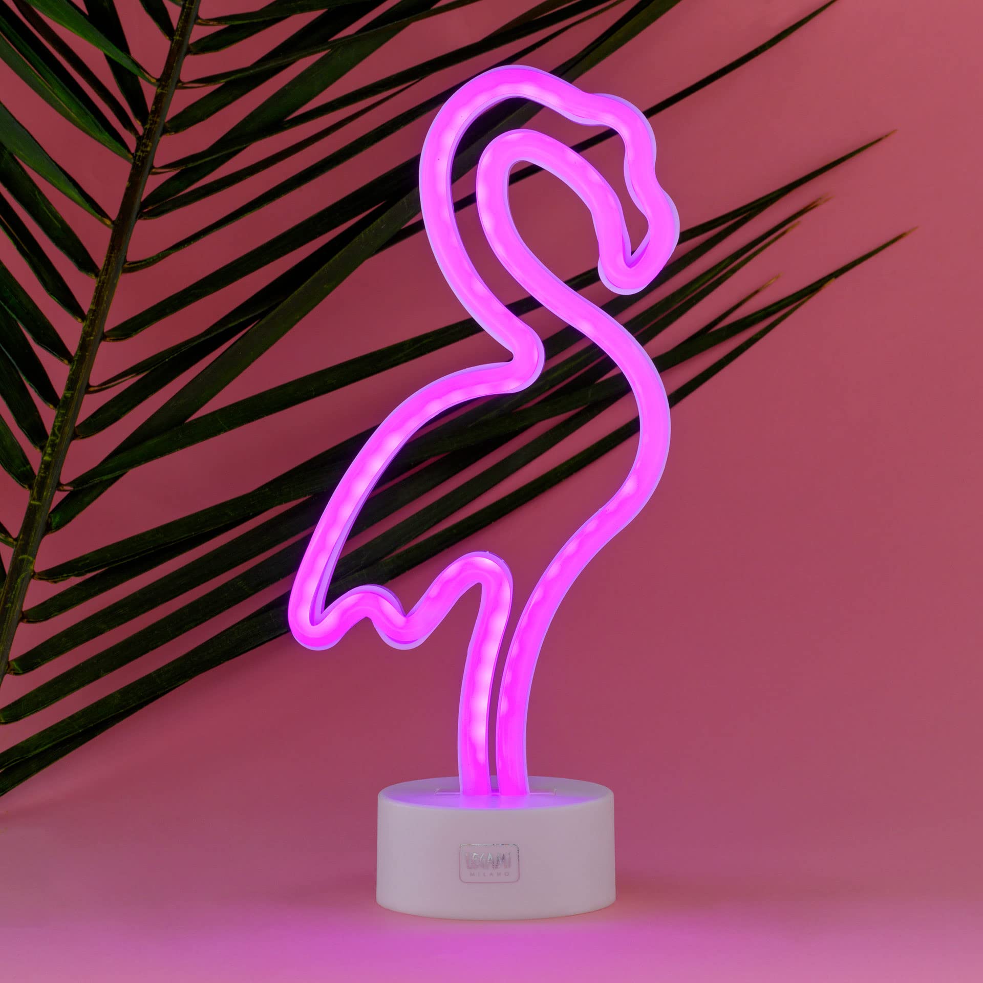 ENUOLI Flamingo Neon Sign Luce al neon con base di supporto Batteria/USB LED Neon Sign Insegne al neon per soggiorno Camera da letto Festa di Natale ENUOLI Flamingo Neon Sign Luce al neon con base di supporto Batteria/USB LED Neon Sign Insegne al neon per soggiorno Camera da letto Festa di Natale