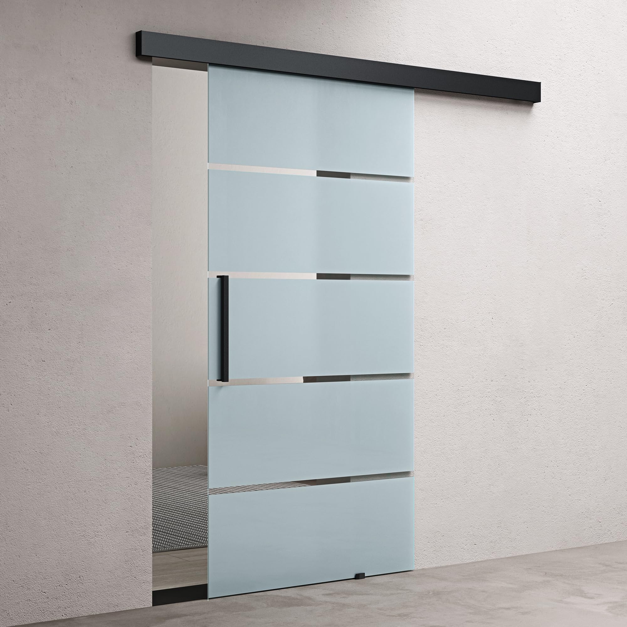 Doporro Porta Scorrevole Per Interni In Vetro Satinato A Righe 102 doporro-porta-scorrevole-per-interni-in-vetro-satinato-a-righe-102