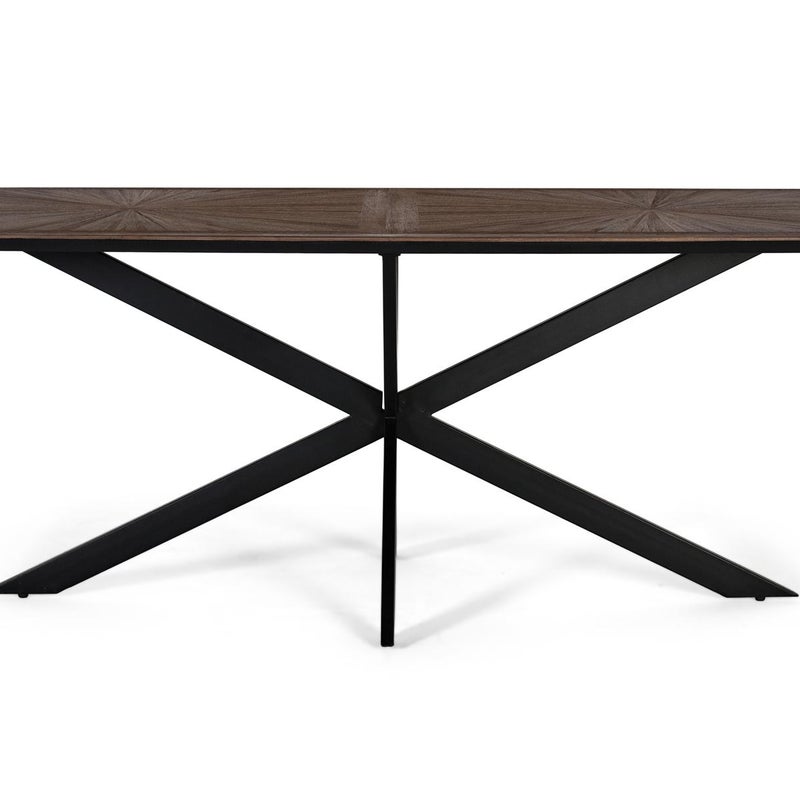 Table à manger in recycling teck wood 200 cm