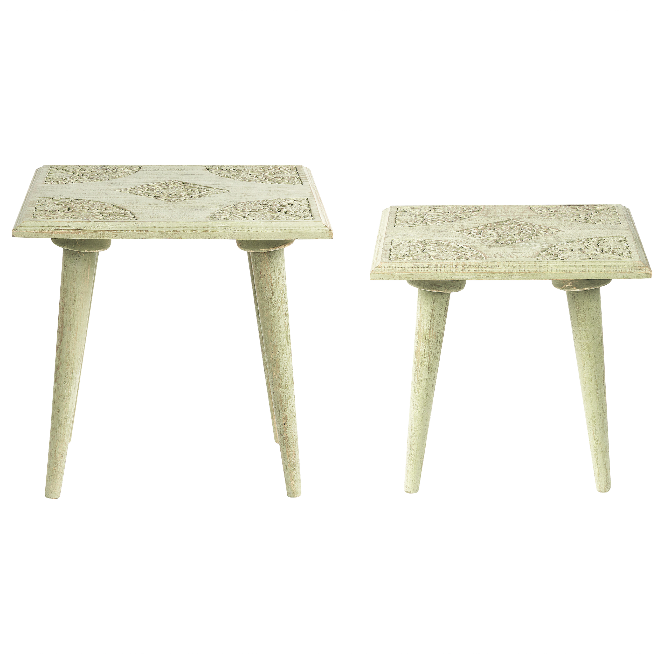 Lot De 2 Tables D'appoint - Pratiques Pour Petits Espaces